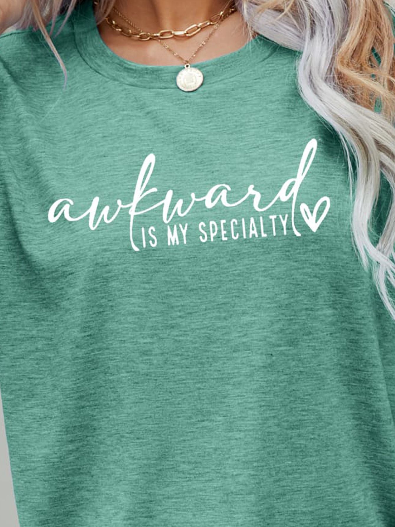 AWKWARD IS MY SPECIALTY Graphic Tee - T-Shirts - Shirts & Tops - 12 - 2024