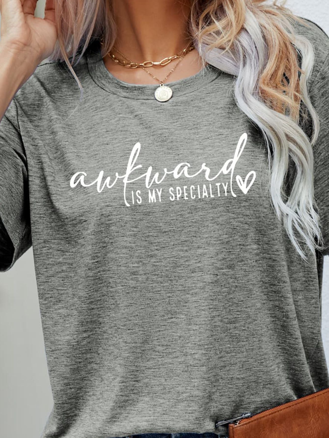 AWKWARD IS MY SPECIALTY Graphic Tee - T-Shirts - Shirts & Tops - 3 - 2024