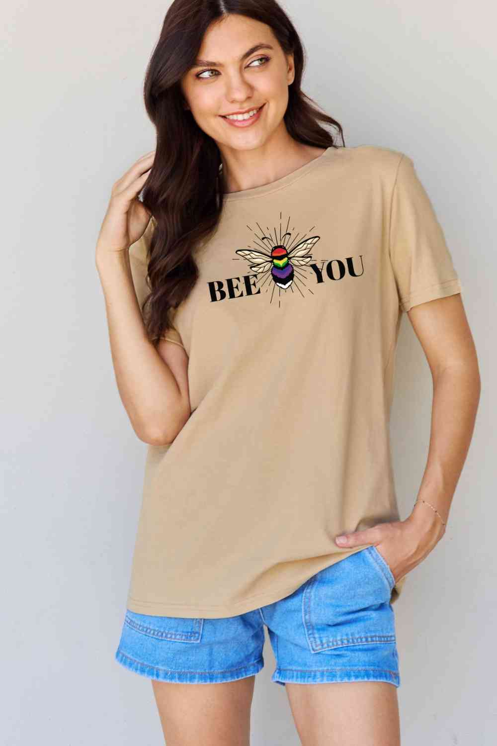 BEE YOU Graphic T-Shirt - T-Shirts - Shirts & Tops - 7 - 2024