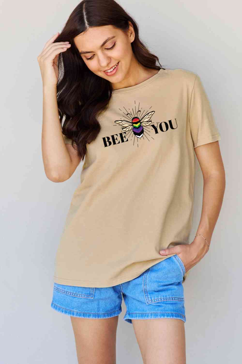 BEE YOU Graphic T-Shirt - T-Shirts - Shirts & Tops - 8 - 2024