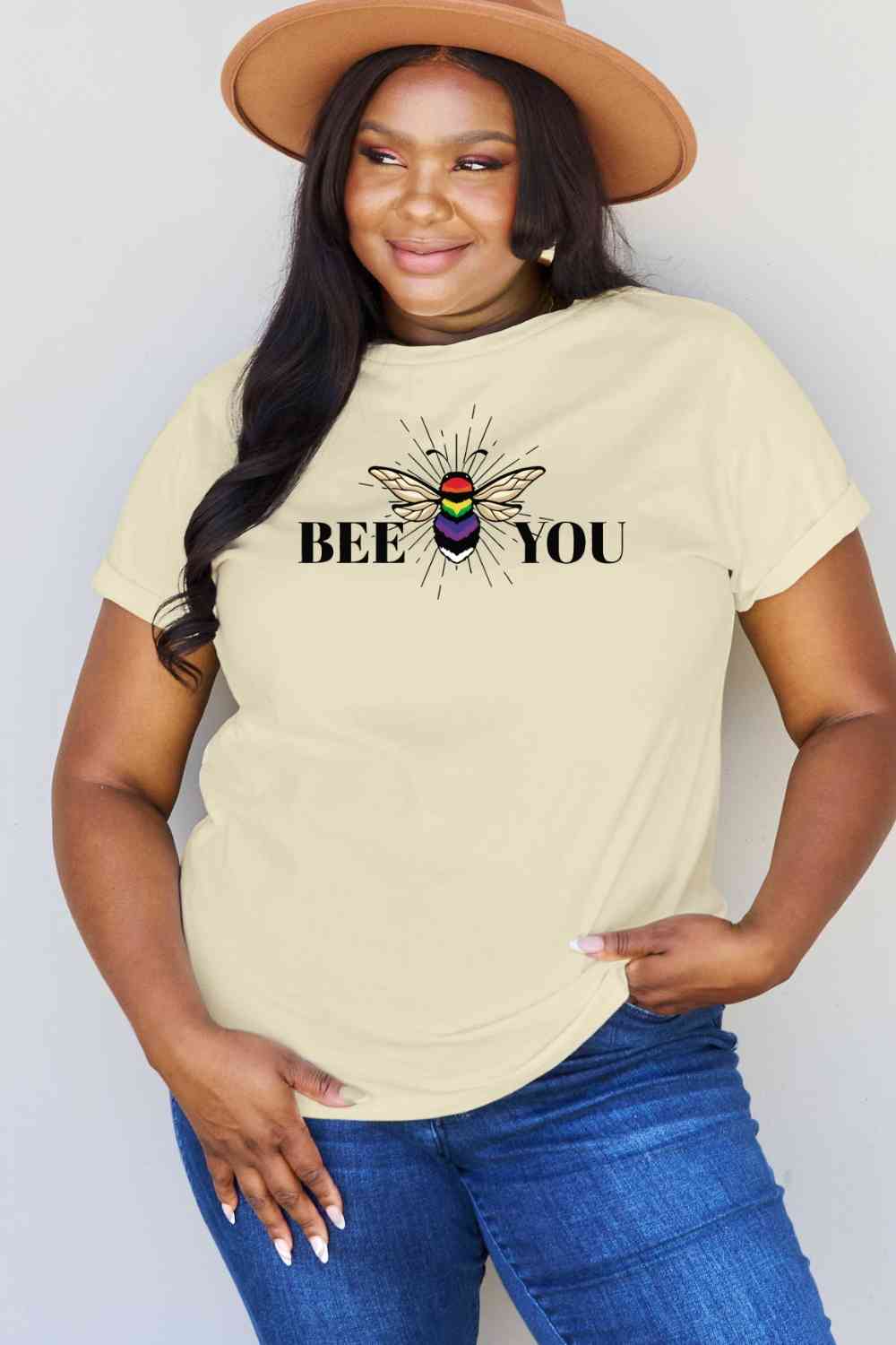 BEE YOU Graphic T-Shirt - T-Shirts - Shirts & Tops - 10 - 2024
