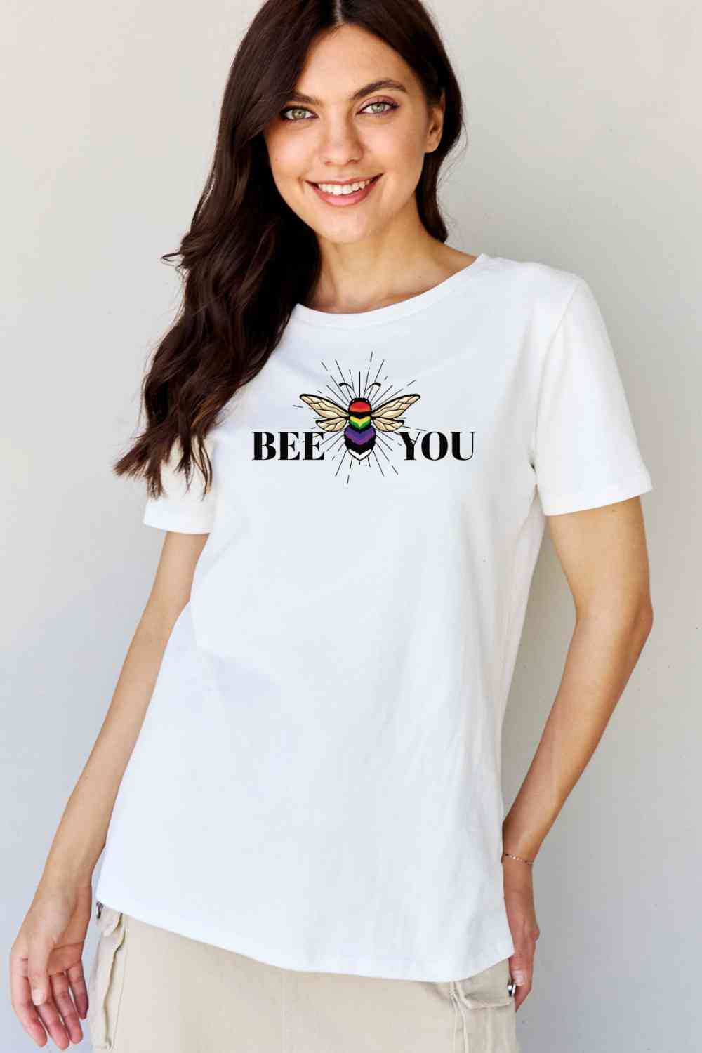 BEE YOU Graphic T-Shirt - T-Shirts - Shirts & Tops - 3 - 2024