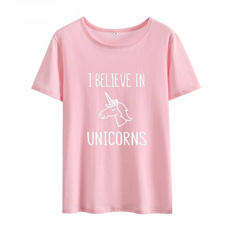 Believe In Unicorns T-Shirt - T-Shirts - Shirts & Tops - 7 - 2024