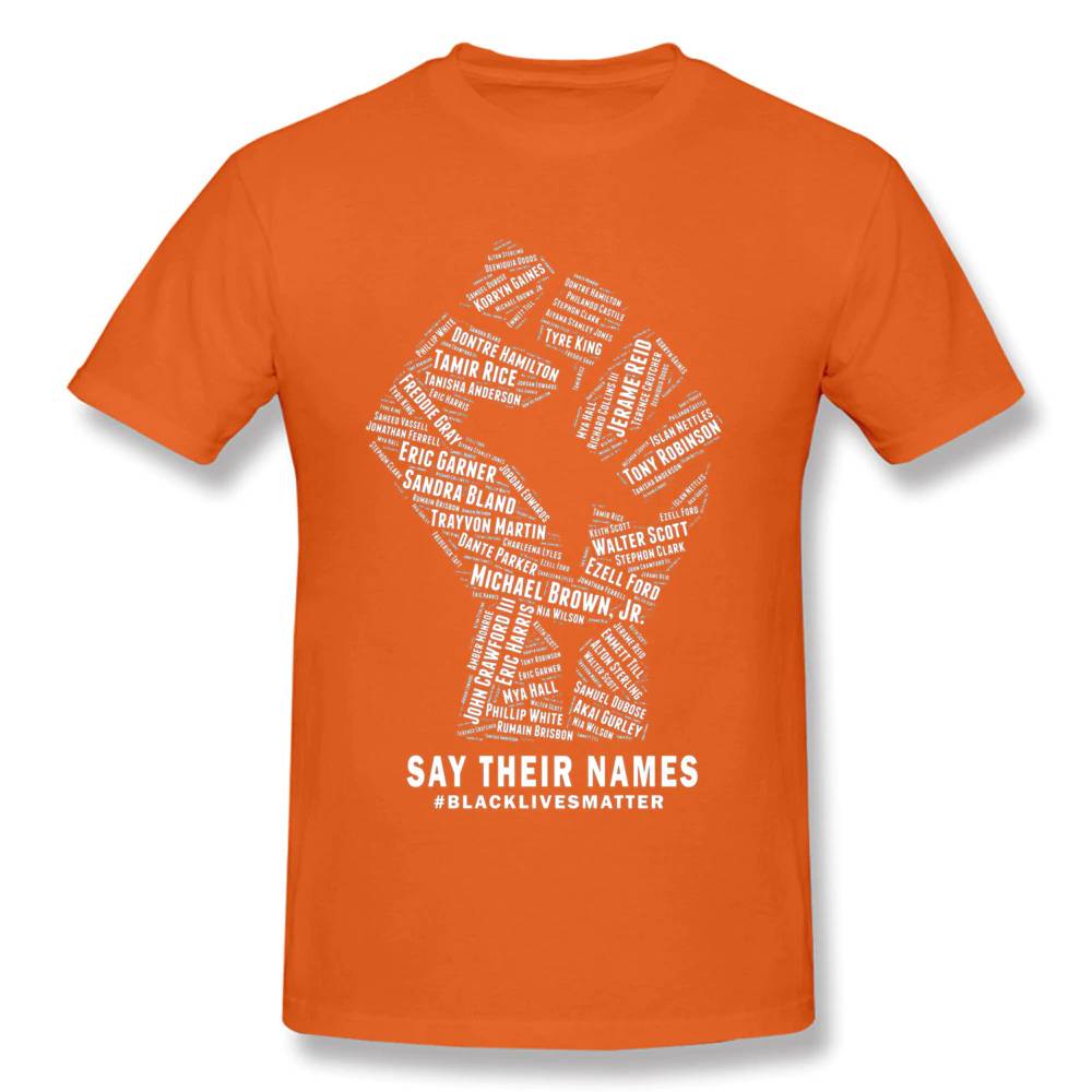 Black Lives Matter Say Their Names Shirt - Orange / XXXL - T-Shirts - Shirts & Tops - 12 - 2024