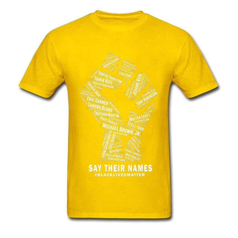 Black Lives Matter Say Their Names Shirt - Yellow / XXXL - T-Shirts - Shirts & Tops - 24 - 2024