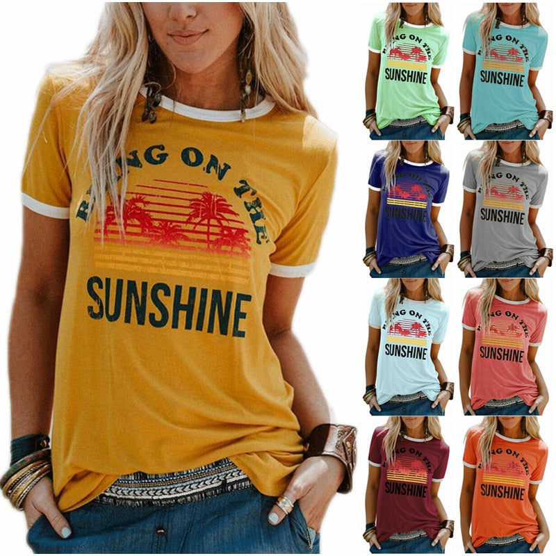 Bring On The Sunshine Tee - T-Shirts - Shirts & Tops - 1 - 2024