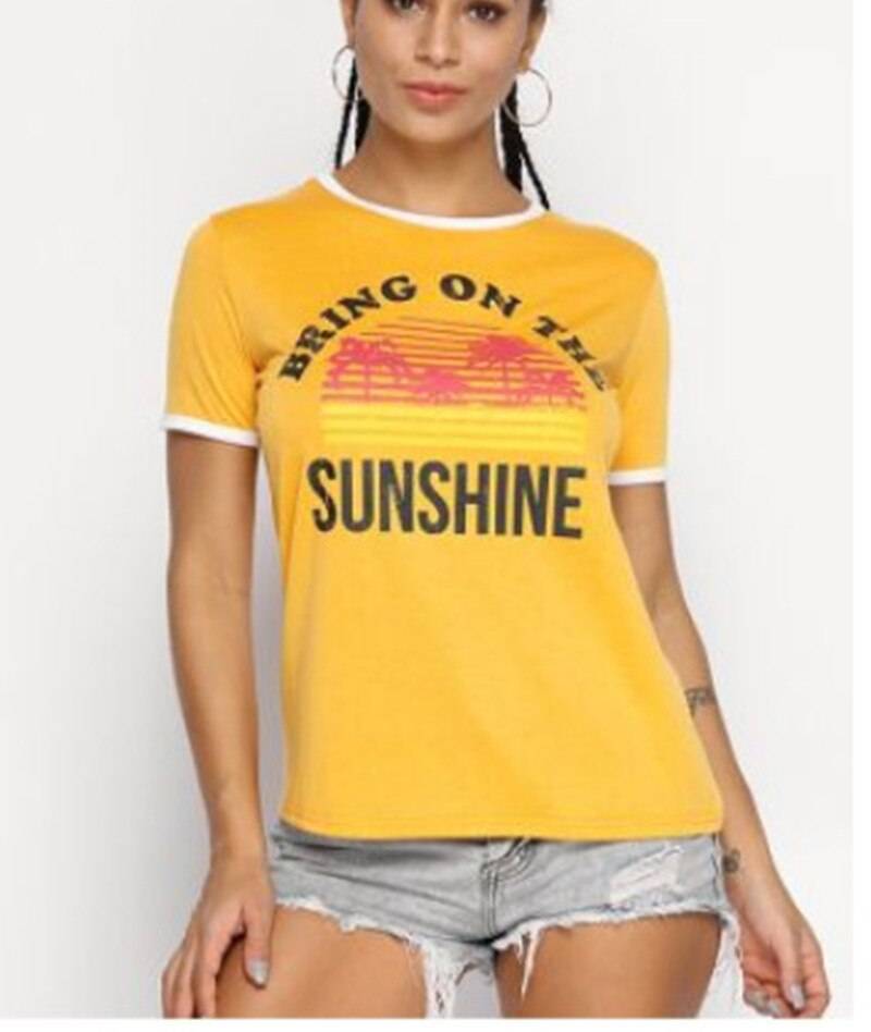 Bring On The Sunshine Tee - T-Shirts - Shirts & Tops - 39 - 2024