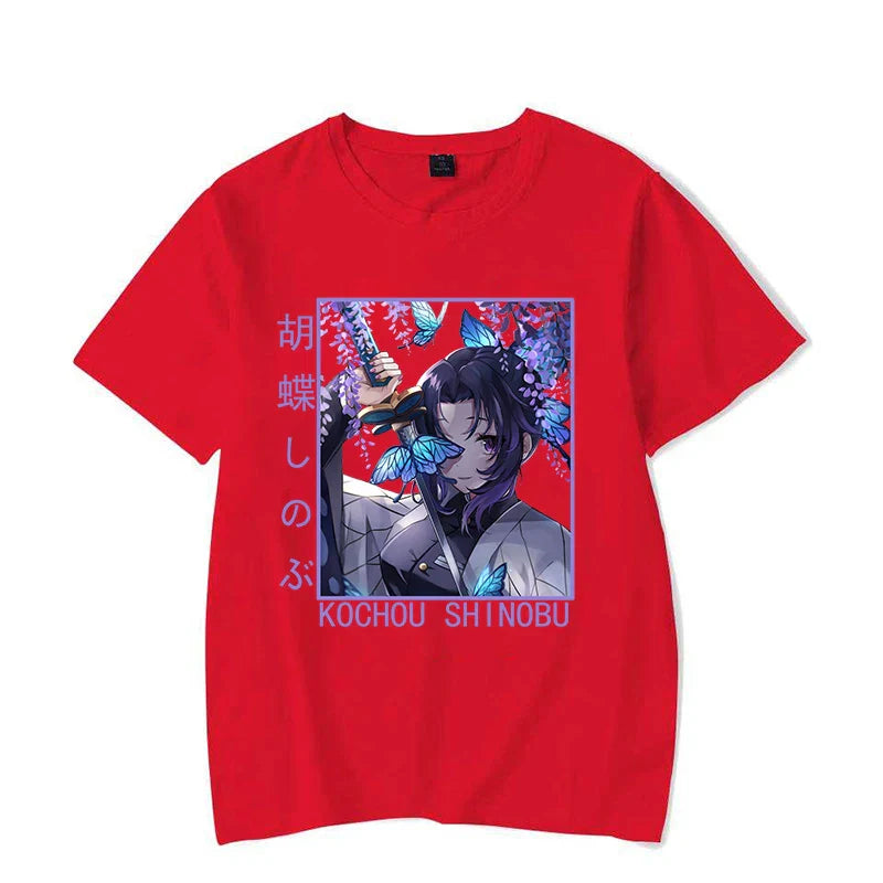 Butterfly Warrior Shinobu Tee - Red / XS - T-Shirts - T-Shirts - 6 - 2024