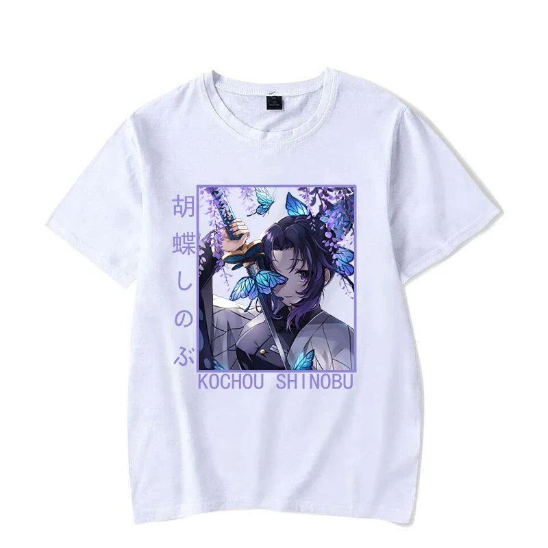 Butterfly Warrior Shinobu Tee - White / XS - T-Shirts - T-Shirts - 11 - 2024