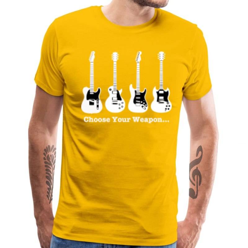 Choose Your Weapon T-Shirt - Yellow / XS - T-Shirts - Shirts & Tops - 15 - 2024