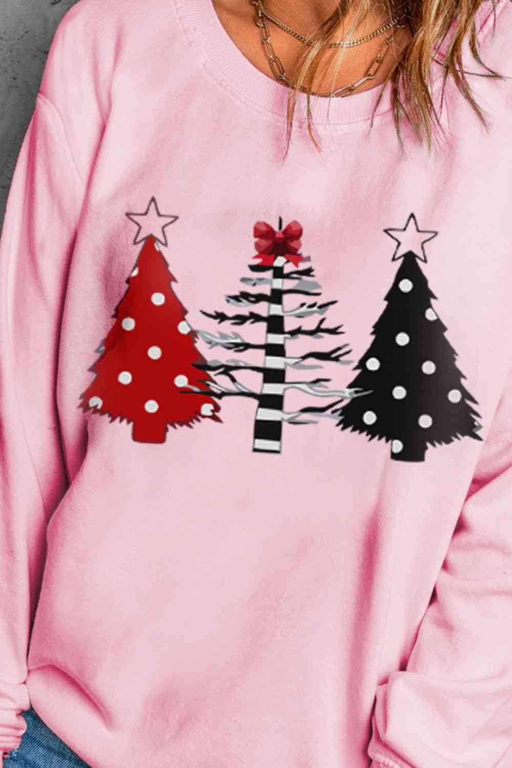 Christmas Tree Graphic Sweatshirt - T-Shirts - Shirts & Tops - 3 - 2024