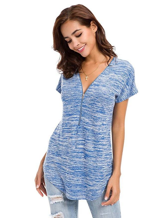 Colorful Cotton Women’s T - Blue / XL - T-Shirts - Shirts & Tops - 21 - 2024