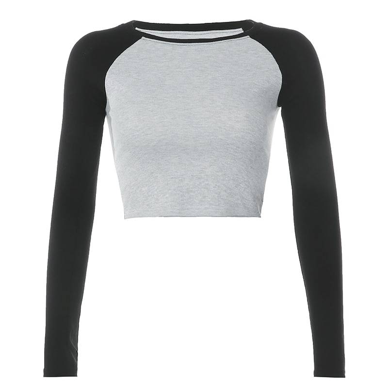Cute Long Sleeve Tee - Gray / S - T-Shirts - Shirts & Tops - 15 - 2024