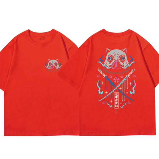 Demon Slayer Unisex T-shirt - Red / 6XL - T-Shirts - Shirts & Tops - 3 - 2024