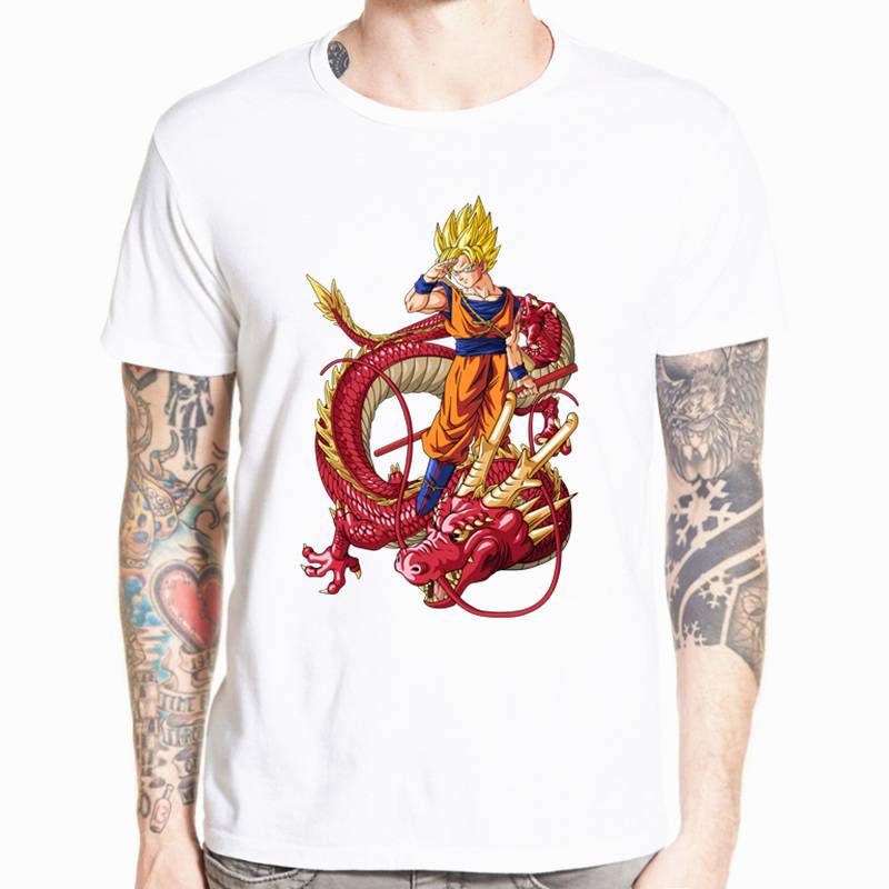Dragon Ball Z Printed T-Shirts - 29 / S / White - T-Shirts - Shirts & Tops - 19 - 2024
