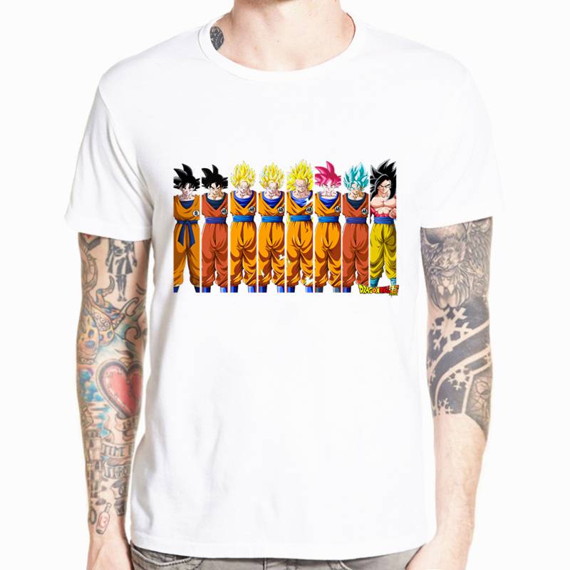 Dragon Ball Z Printed T-Shirts - 27 / S / White - T-Shirts - Shirts & Tops - 13 - 2024