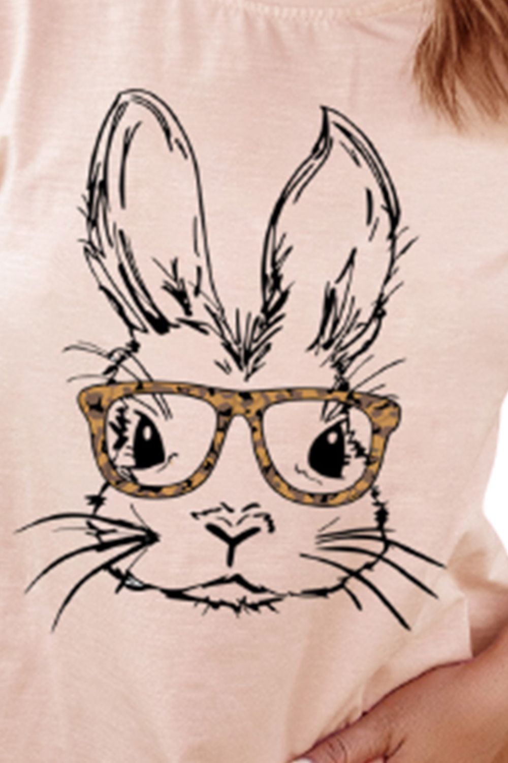 Easter Bunny Graphic Short Sleeve Tee - T-Shirts - Shirts & Tops - 3 - 2024