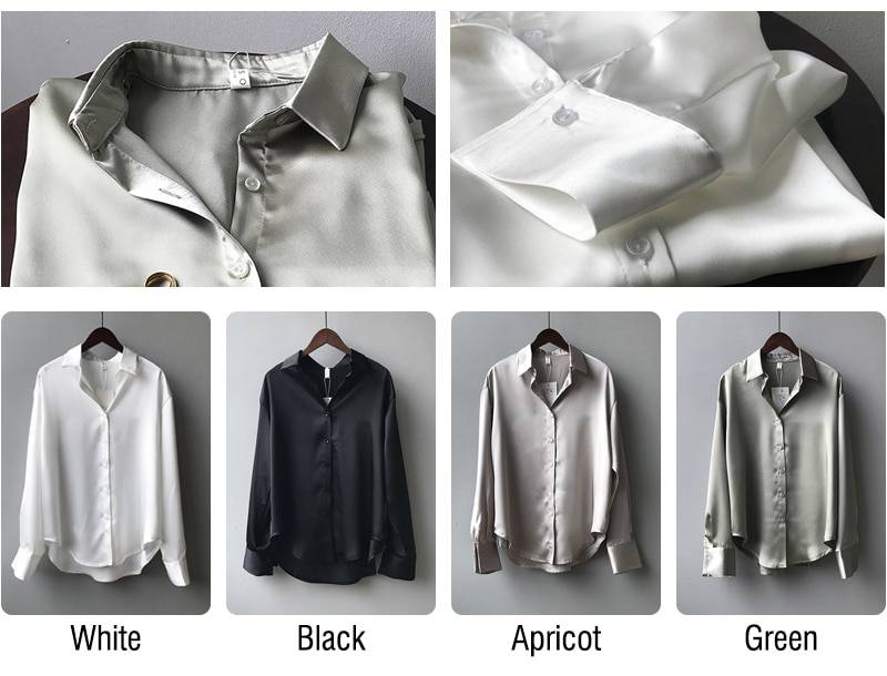 Elegant Silk Shirt - T-Shirts - Shirts & Tops - 8 - 2024