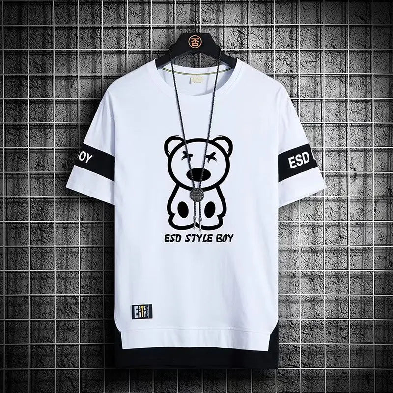 ’ESD Style Boy’ Korean Style Streetwear T-Shirt - T-Shirts - Shirts & Tops - 2 - 2024