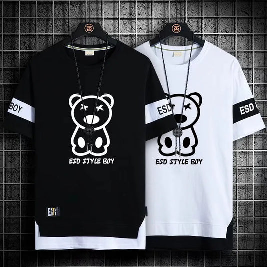’ESD Style Boy’ Korean Style Streetwear T-Shirt - T-Shirts - Shirts & Tops - 1 - 2024