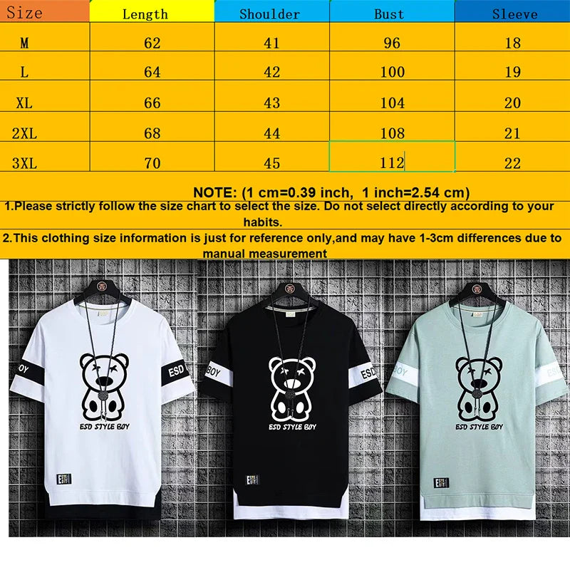’ESD Style Boy’ Korean Style Streetwear T-Shirt - T-Shirts - Shirts & Tops - 6 - 2024