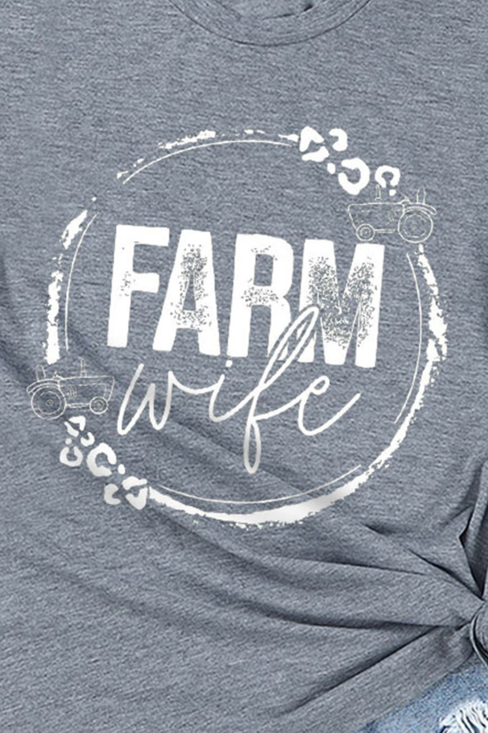 FARM WIFE Graphic Tee Shirt - T-Shirts - Shirts & Tops - 2 - 2024