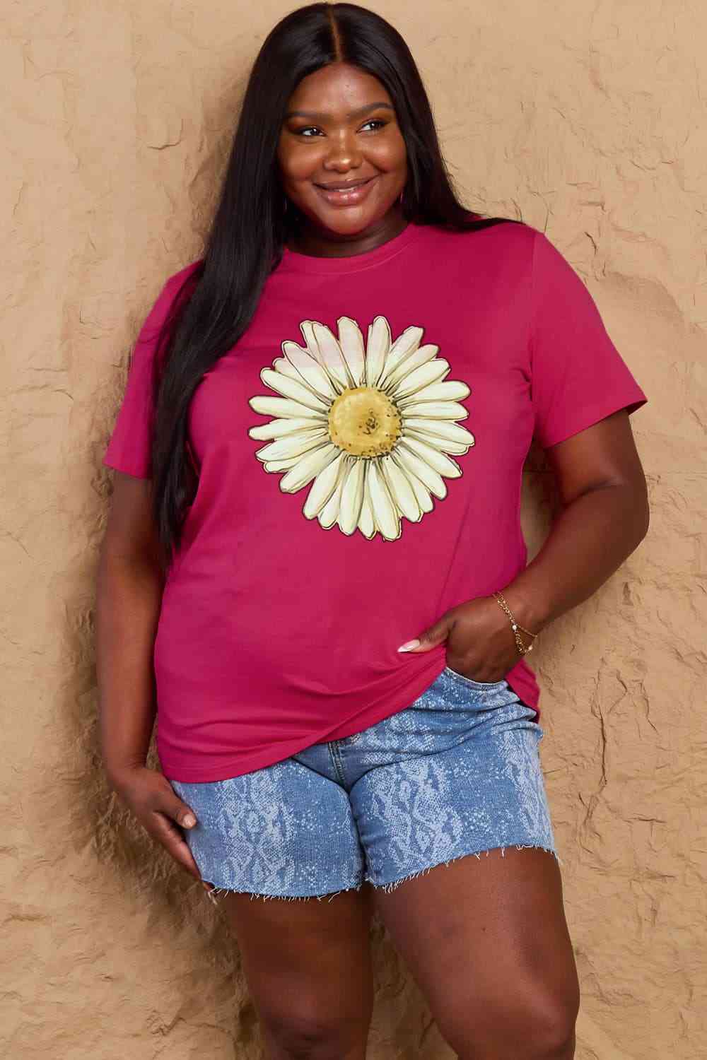 FLOWER Graphic Cotton Tee - T-Shirts - Shirts & Tops - 1 - 2024