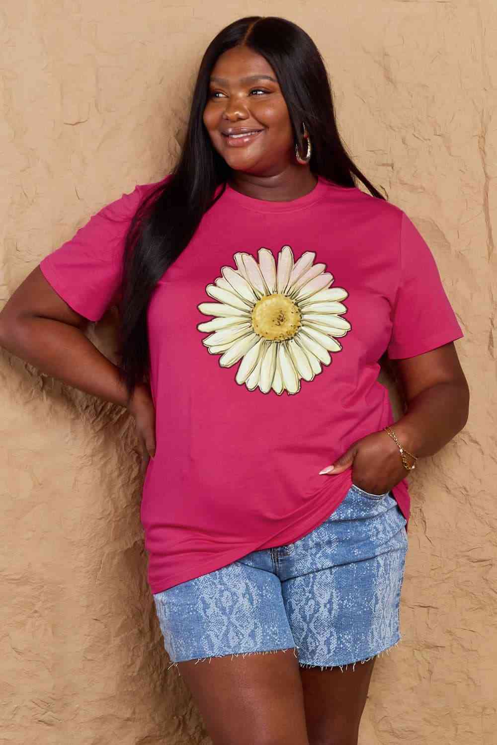 FLOWER Graphic Cotton Tee - T-Shirts - Shirts & Tops - 3 - 2024