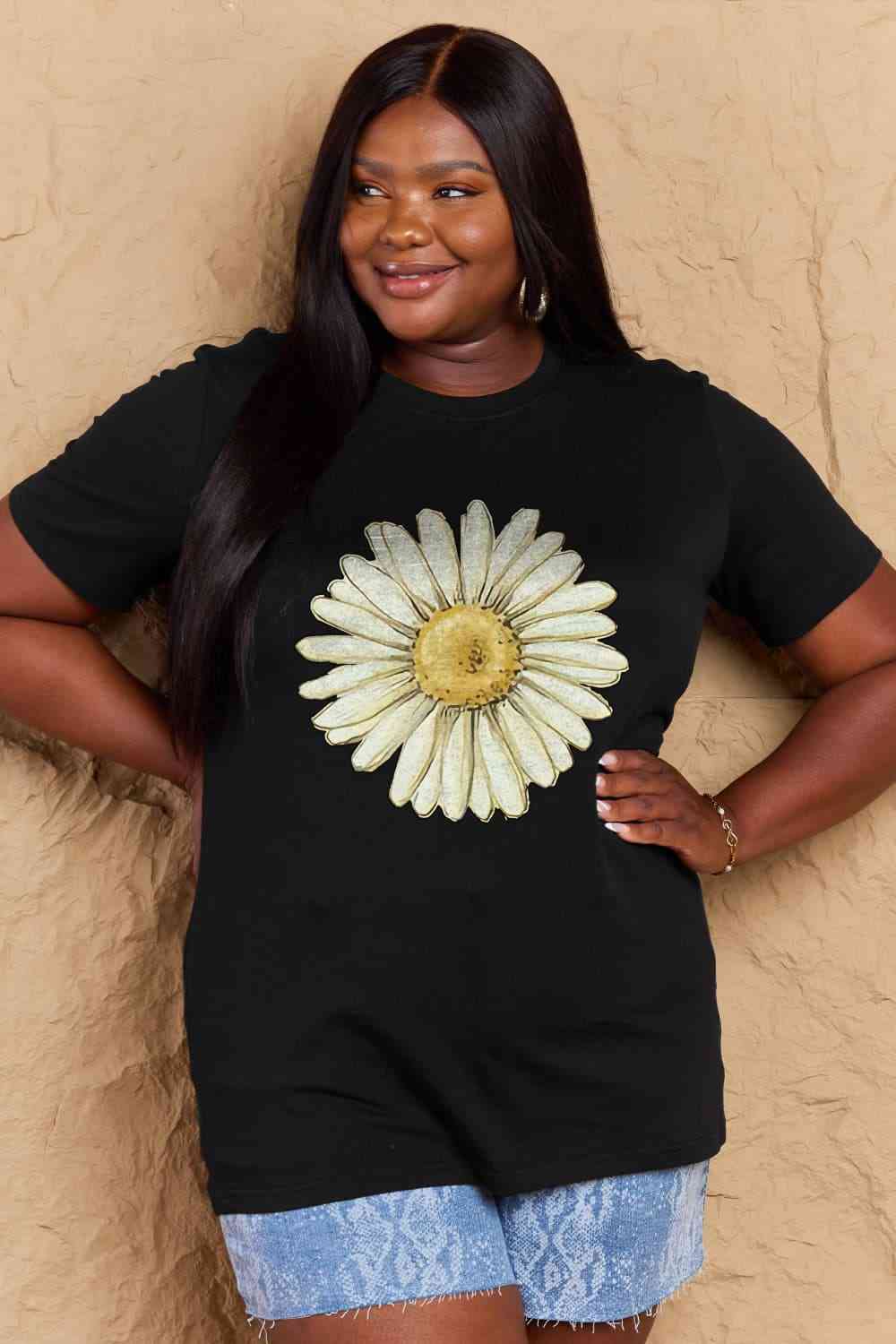 FLOWER Graphic Cotton Tee - T-Shirts - Shirts & Tops - 8 - 2024