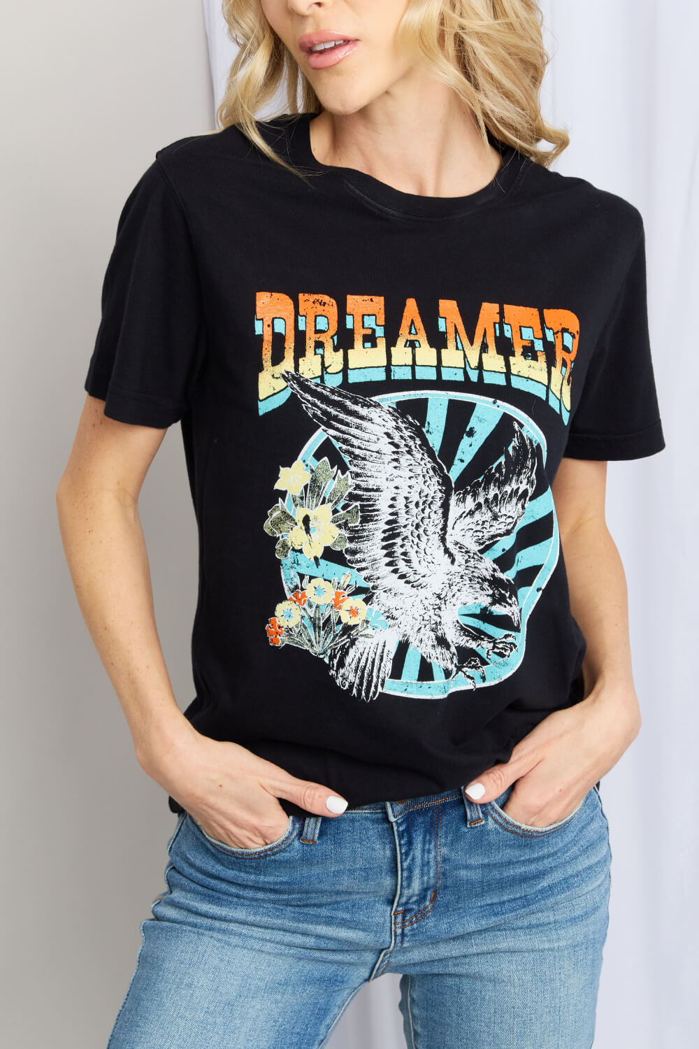 Full Size DREAMER Graphic T-Shirt - T-Shirts - Shirts & Tops - 10 - 2024