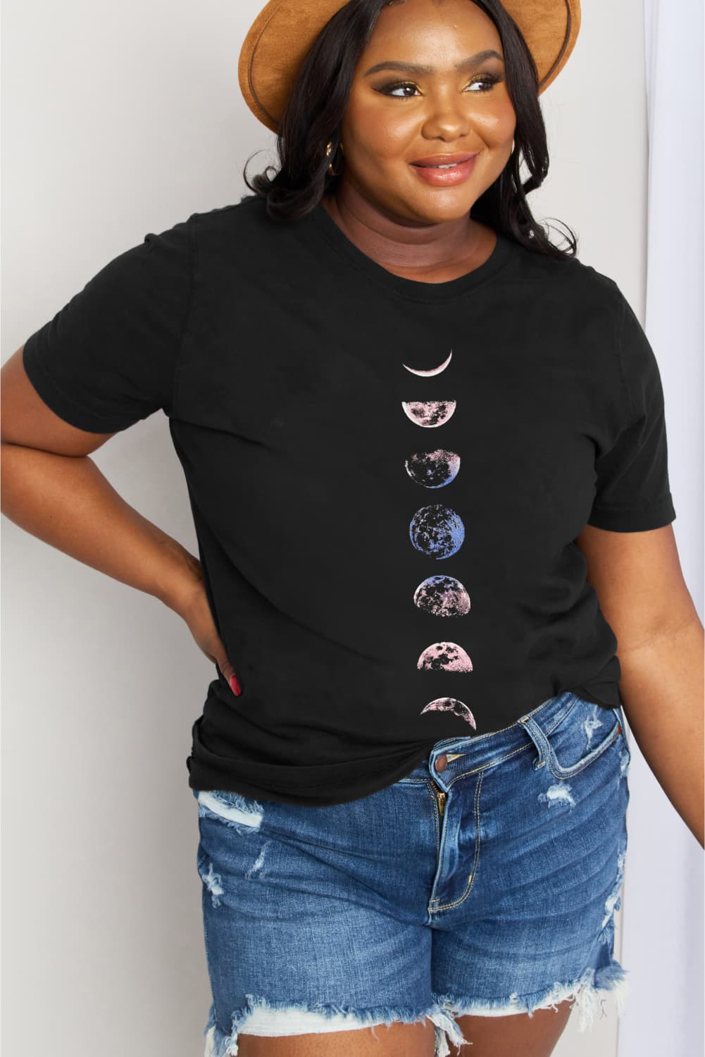 Full Size Graphic Cotton Tee - T-Shirts - Shirts & Tops - 4 - 2024