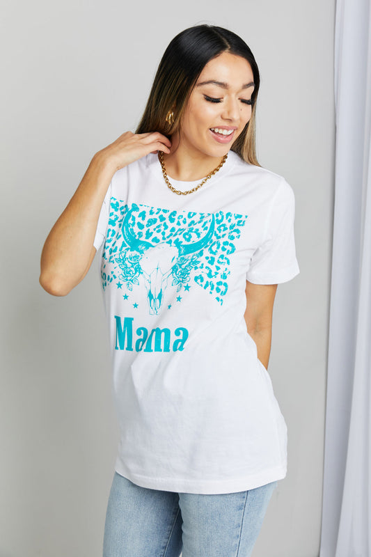 Full Size MAMA Animal Graphic Tee Shirt - T-Shirts - Shirts & Tops - 2 - 2024