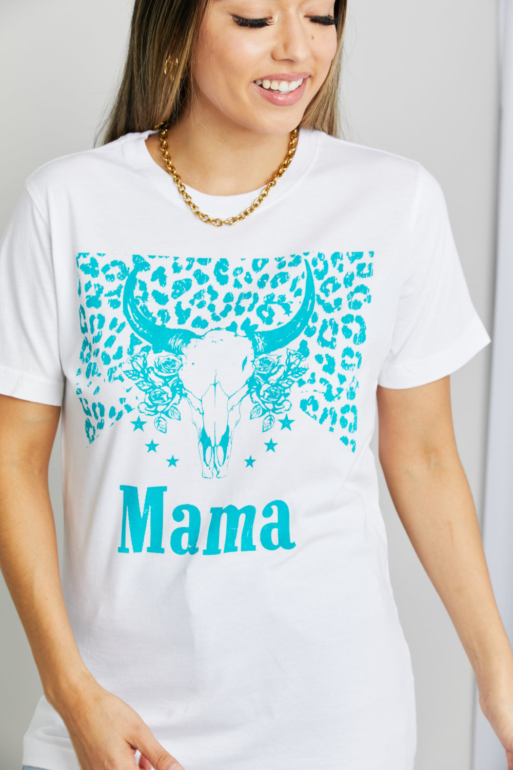 Full Size MAMA Animal Graphic Tee Shirt - T-Shirts - Shirts & Tops - 4 - 2024