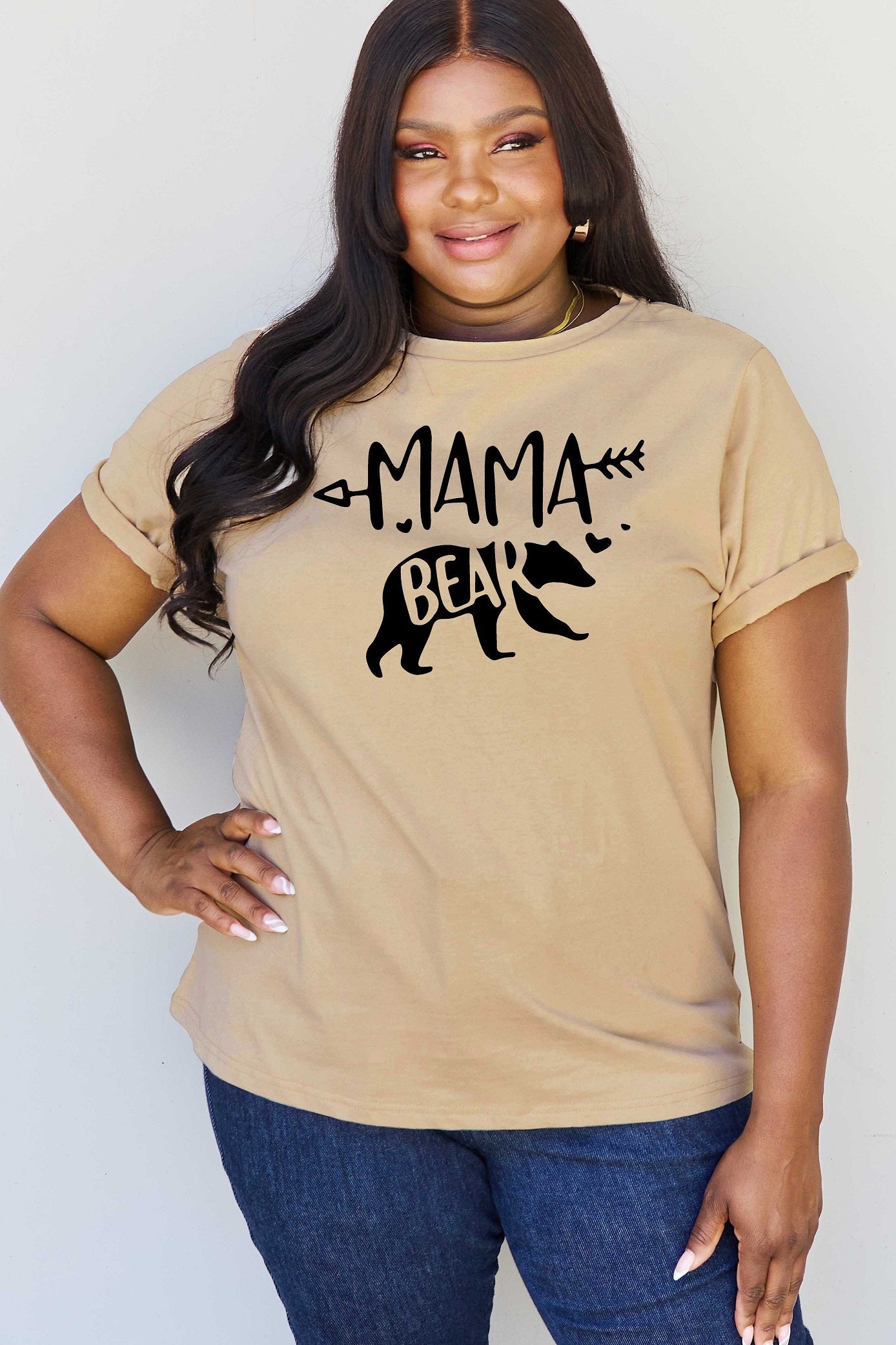 Full Size MAMA BEAR Graphic Cotton T-Shirt - T-Shirts - Shirts & Tops - 19 - 2024