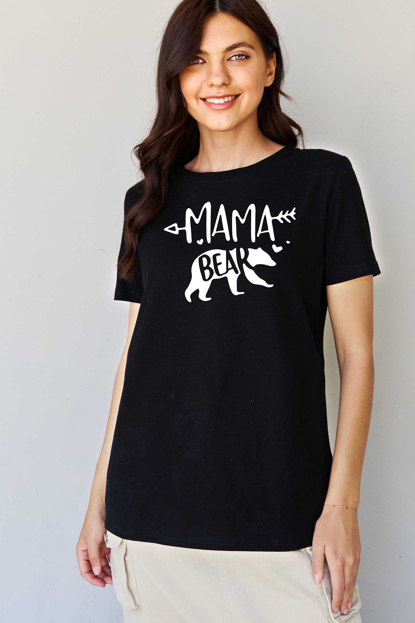 Full Size MAMA BEAR Graphic Cotton T-Shirt - T-Shirts - Shirts & Tops - 6 - 2024
