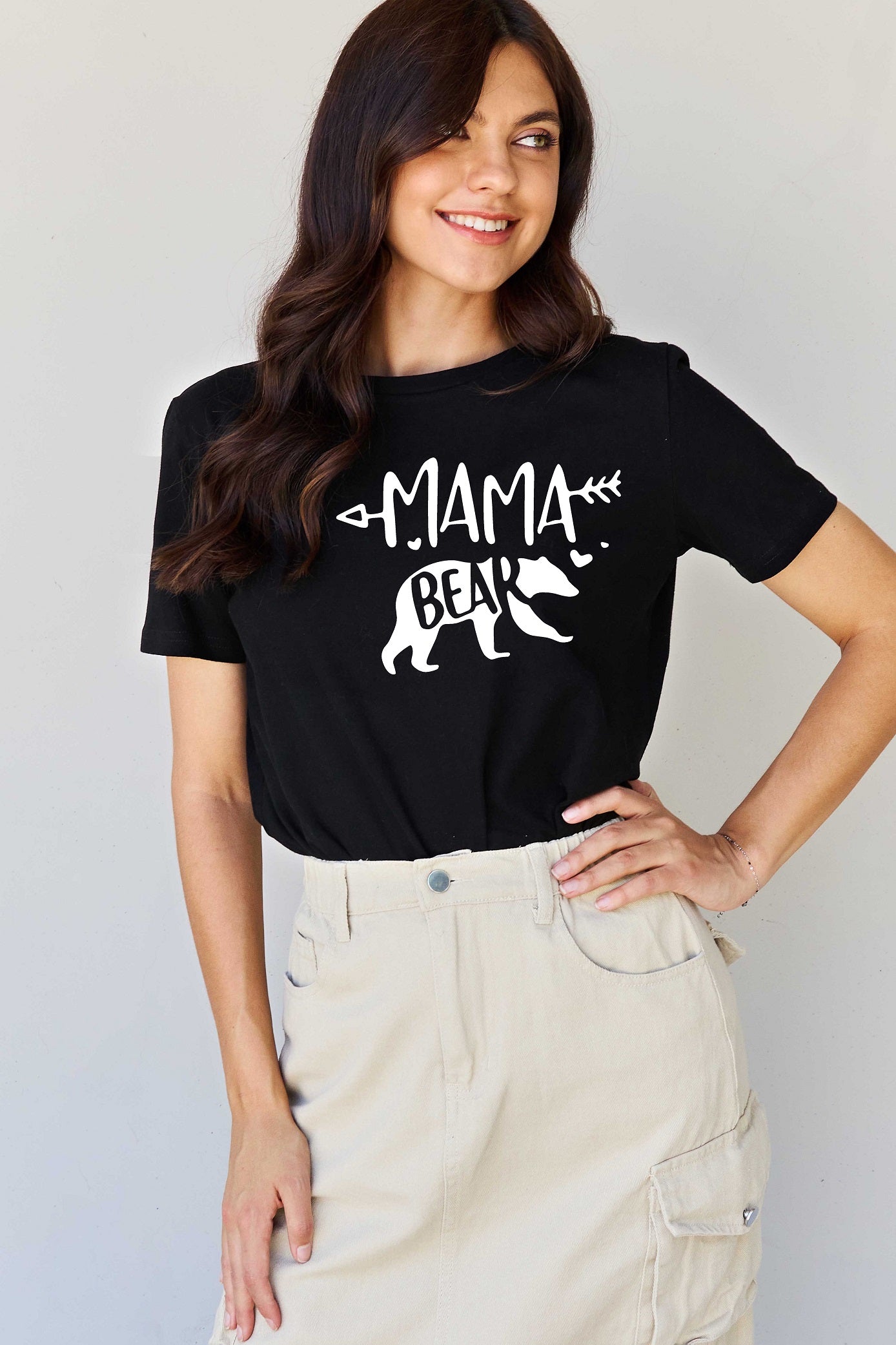Full Size MAMA BEAR Graphic Cotton T-Shirt - T-Shirts - Shirts & Tops - 7 - 2024