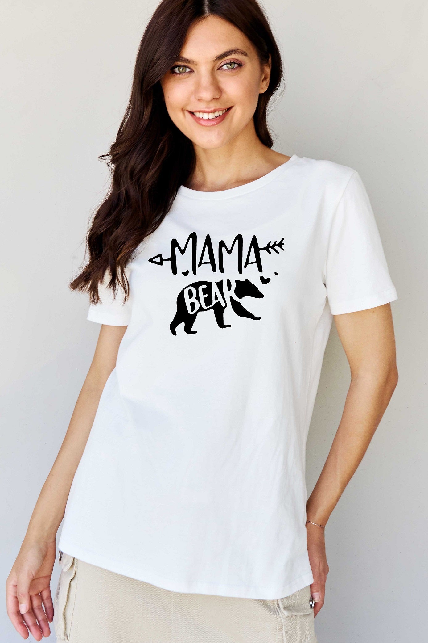 Full Size MAMA BEAR Graphic Cotton T-Shirt - White / S - T-Shirts - Shirts & Tops - 4 - 2024