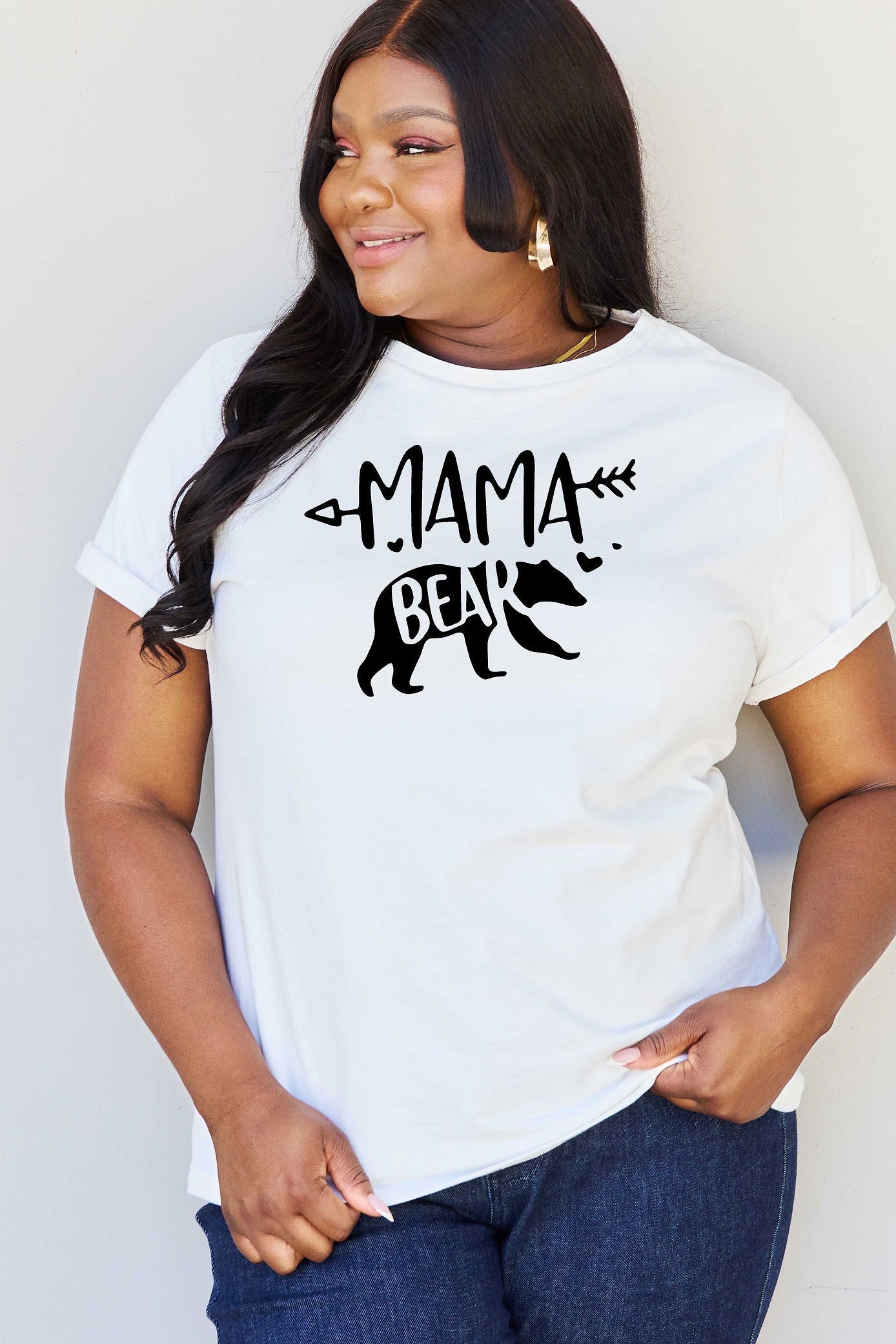 Full Size MAMA BEAR Graphic Cotton T-Shirt - T-Shirts - Shirts & Tops - 3 - 2024