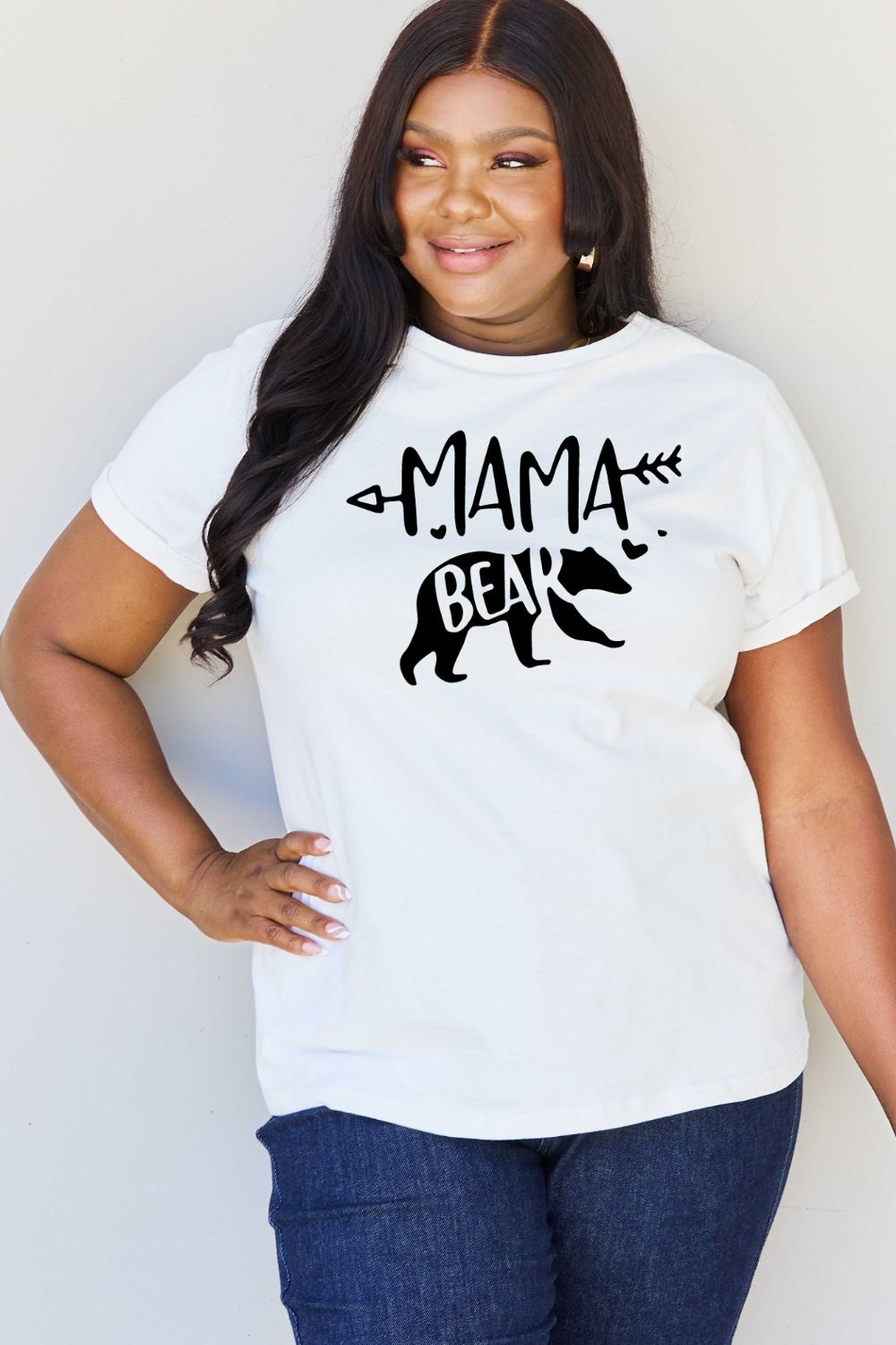 Full Size MAMA BEAR Graphic Cotton T-Shirt - T-Shirts - Shirts & Tops - 1 - 2024