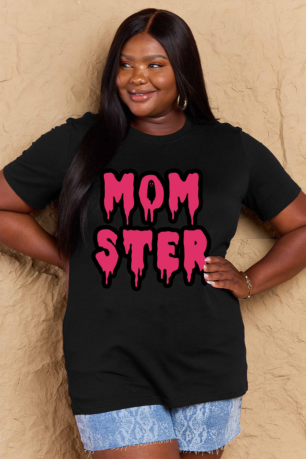 Full Size MOM STER Graphic Cotton T-Shirt - T-Shirts - Shirts & Tops - 4 - 2024