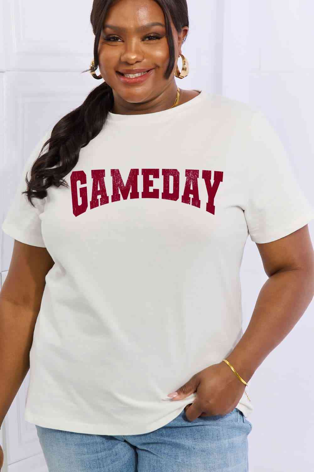 GAMEDAY Graphic Cotton Tee - T-Shirts - Shirts & Tops - 11 - 2024