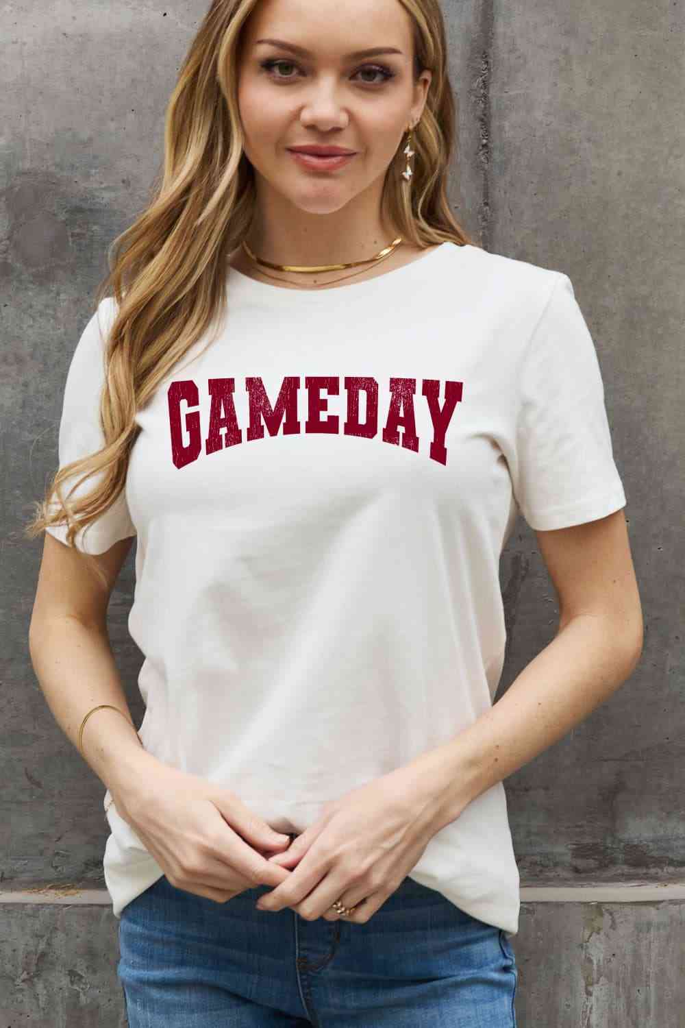 GAMEDAY Graphic Cotton Tee - T-Shirts - Shirts & Tops - 8 - 2024