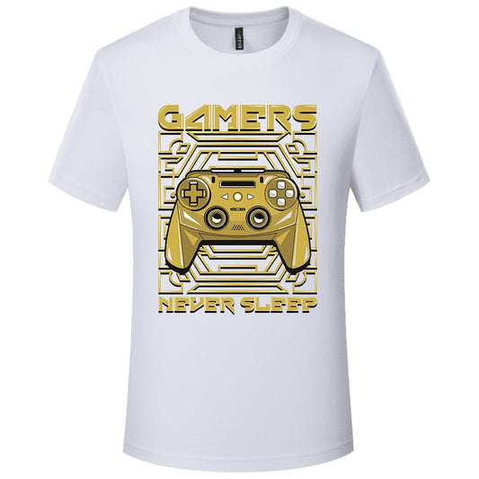 Gamers Never Sleep T-Shirt - White / M / Nearest Warehouse - T-Shirts - Shirts & Tops - 2 - 2024