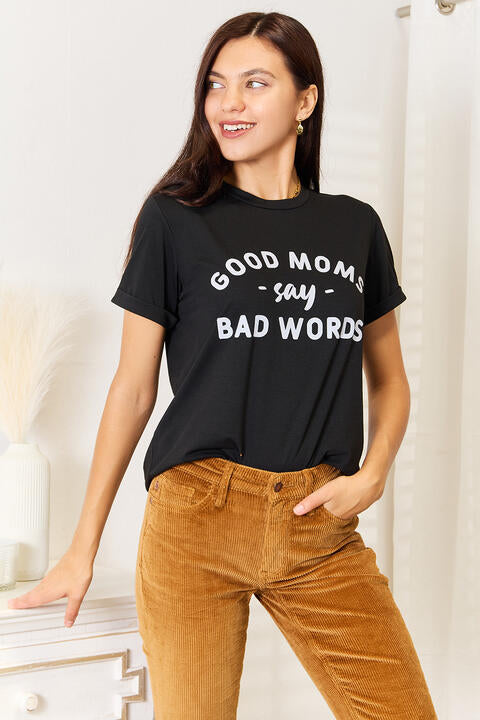 GOOD MOMS SAY BAD WORDS Graphic Tee - T-Shirts - Shirts & Tops - 5 - 2024