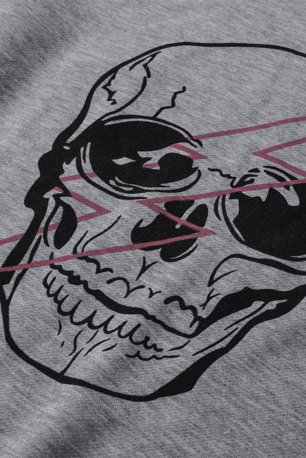 Halloween Skull and Lightning Graphic Tee - T-Shirts - Shirts & Tops - 9 - 2024
