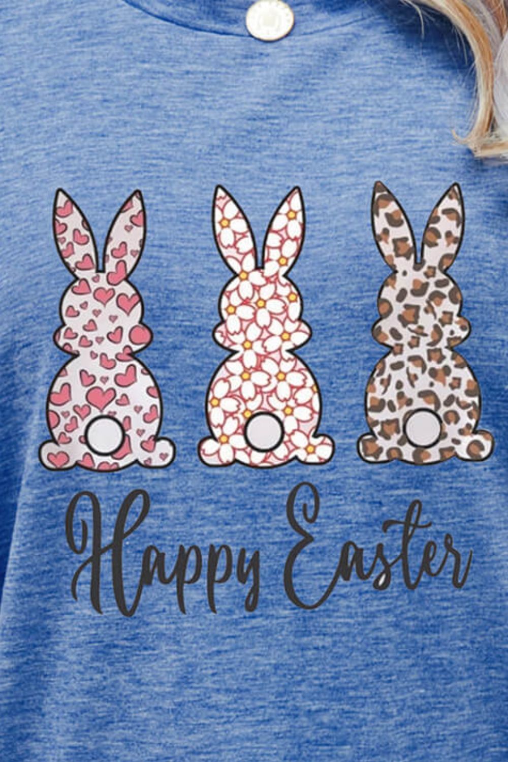 HAPPY EASTER Graphic Short Sleeve Tee - T-Shirts - Shirts & Tops - 6 - 2024