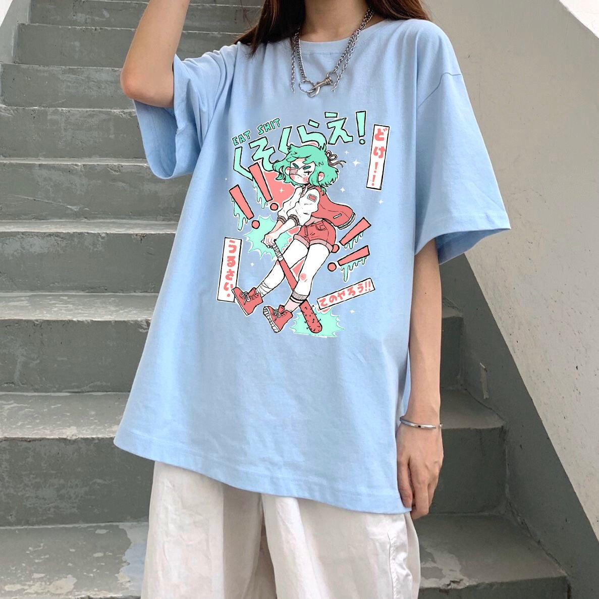 Harajuku Cartoon T-Shirt - T-Shirts - Shirts & Tops - 1 - 2024