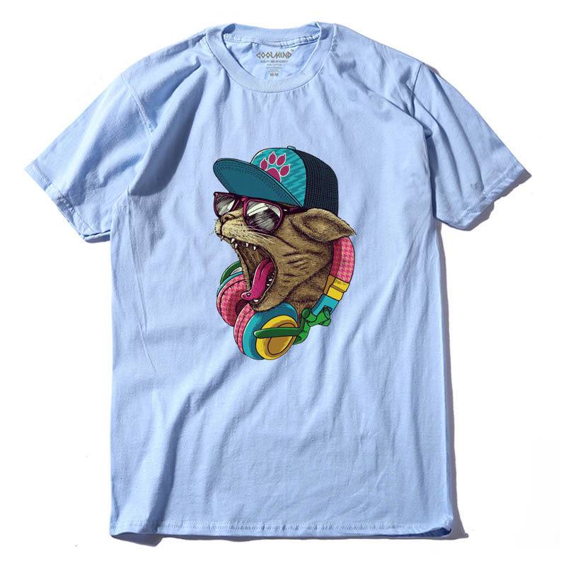Harajuku Cat Shirt - Blue / XXL - T-Shirts - Shirts & Tops - 6 - 2024