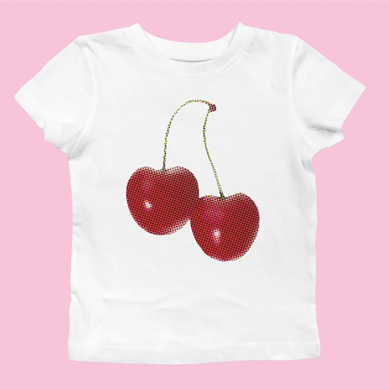 Harajuku Cherry Graphic Print T-Shirt - T-Shirts - Shirts & Tops - 4 - 2024