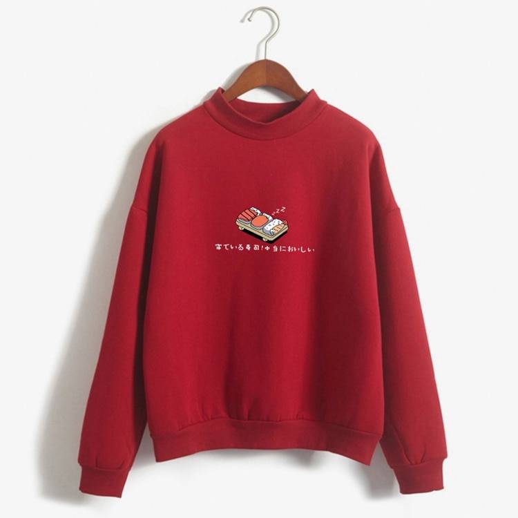 Harajuku Sushi Sweatshirt - Red / XXL - T-Shirts - Shirts & Tops - 14 - 2024